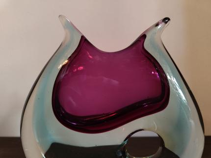 イタリアムラノガラスオブジェ　アートガラス　USM 1567（C1）