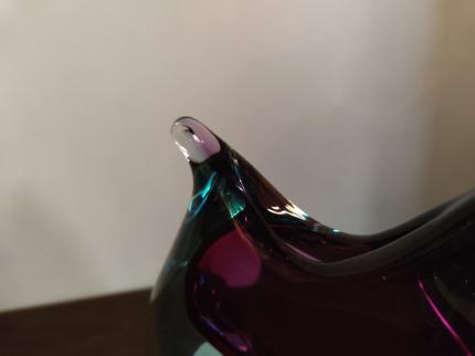 イタリアムラノガラスオブジェ　アートガラス　USM 1567（C2）