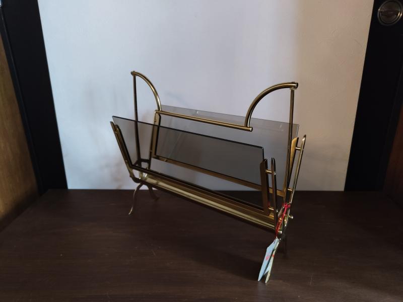 イタリア製真鍮マガジンラック USM 1568(2)