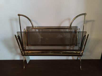 イタリア製真鍮マガジンラック　USM 1568（C1）