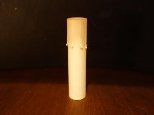 Paper socket cover White drip
