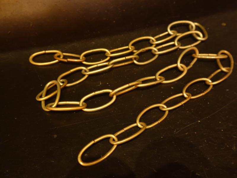 照明器具、シャンデリア用オーバル型チェーン　USP 1001/3/G（2）