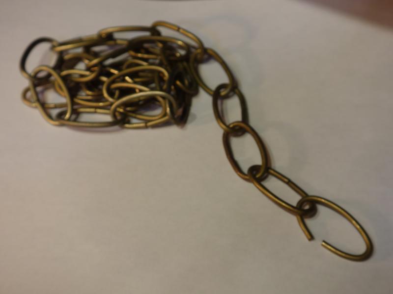 照明器具、シャンデリア用オーバル型チェーン　USP 1001/3/G（3）