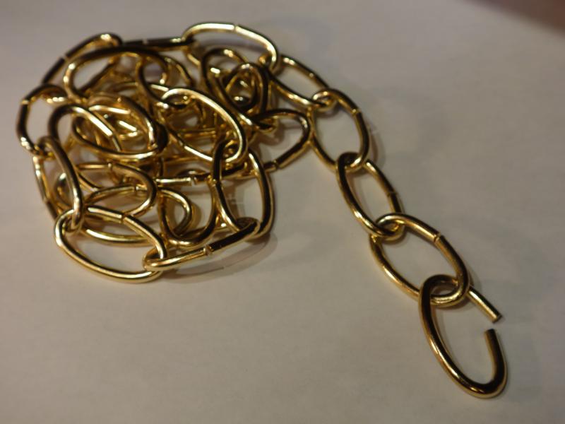 照明器具、シャンデリア用オーバル型チェーン　USP 1001/4/G（2）