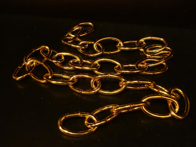 Oval GOLD chain 5mm
