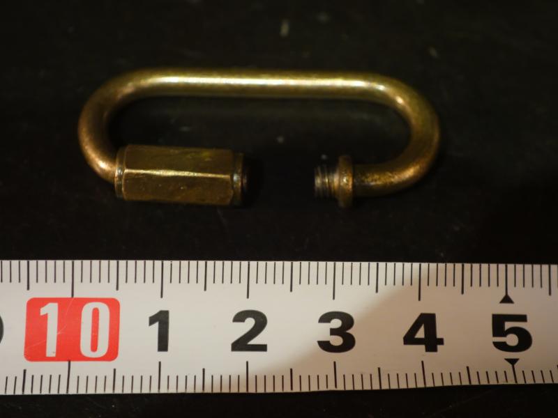 照明器具、シャンデリア用連結カン　コネクター カラビナ　USP 1007/4/AG（3）