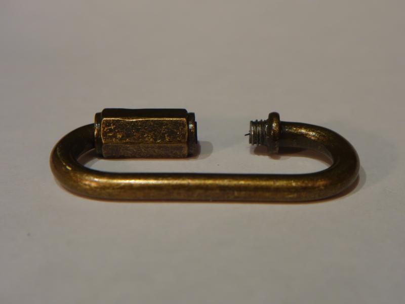 照明器具、シャンデリア用連結カン　コネクター カラビナ　USP 1007/4/AG（6）