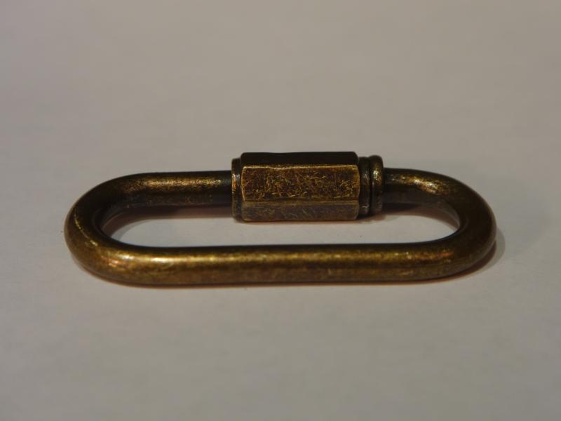 照明器具、シャンデリア用連結カン　コネクター カラビナ　USP 1007/4/AG（7）