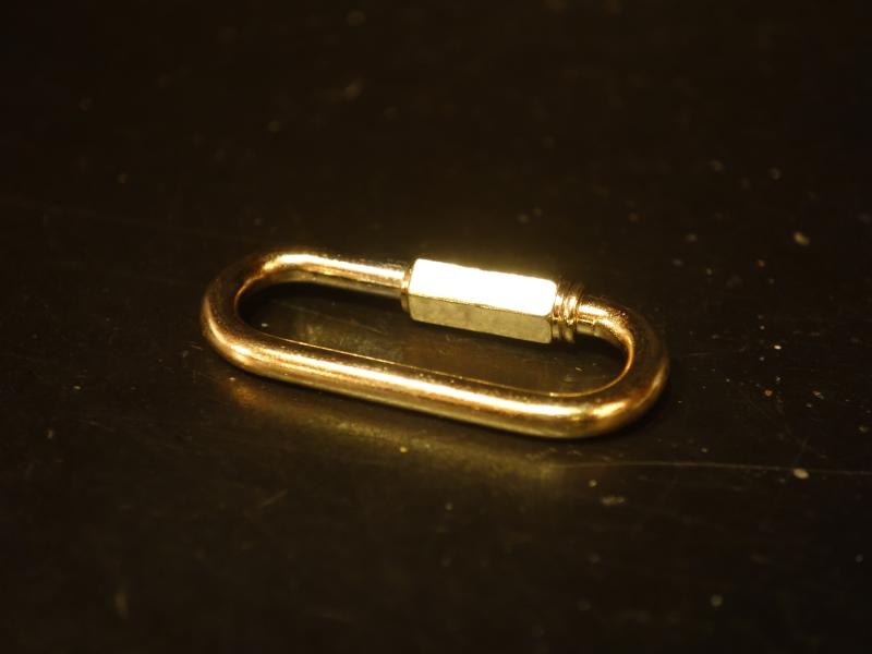 照明器具、シャンデリア用連結カン　コネクター ゴールド色　USP 1007/5/G（3）