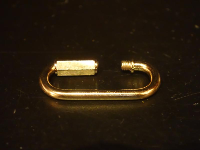 照明器具、シャンデリア用連結カン　コネクター ゴールド色　USP 1007/5/G（4）