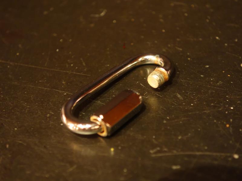 照明器具、シャンデリア用連結カン　コネクター シルバー色　USP 1007/5/CHR（3）