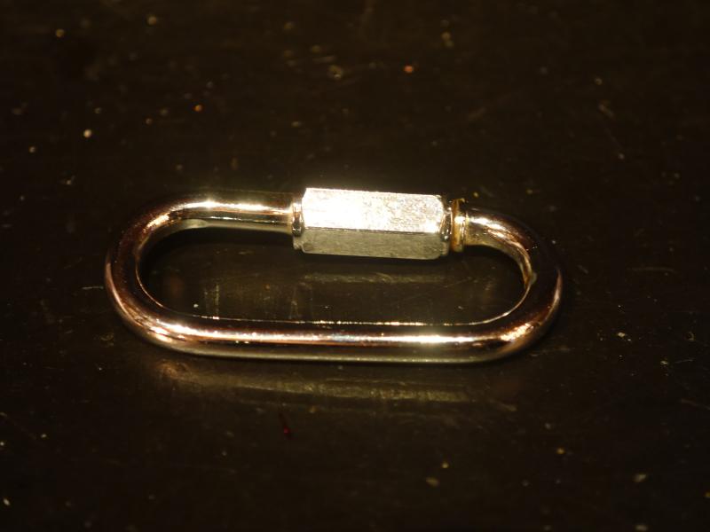 照明器具、シャンデリア用連結カン　コネクター シルバー色　USP 1007/5/CHR（5）