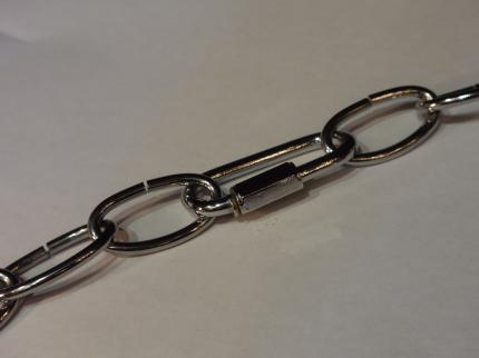 照明器具、シャンデリア用連結カン　コネクター シルバー色　USP 1007/5/CHR（C2）