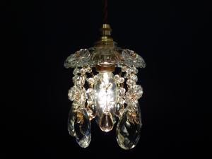 Czechoslovak crystal pendant lamp 1灯