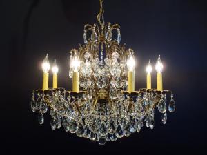 Spanish brass cage chandelier 8灯