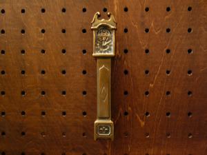 brass clock door knocker
