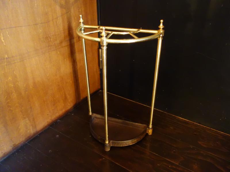 Italian brass umbrella stand