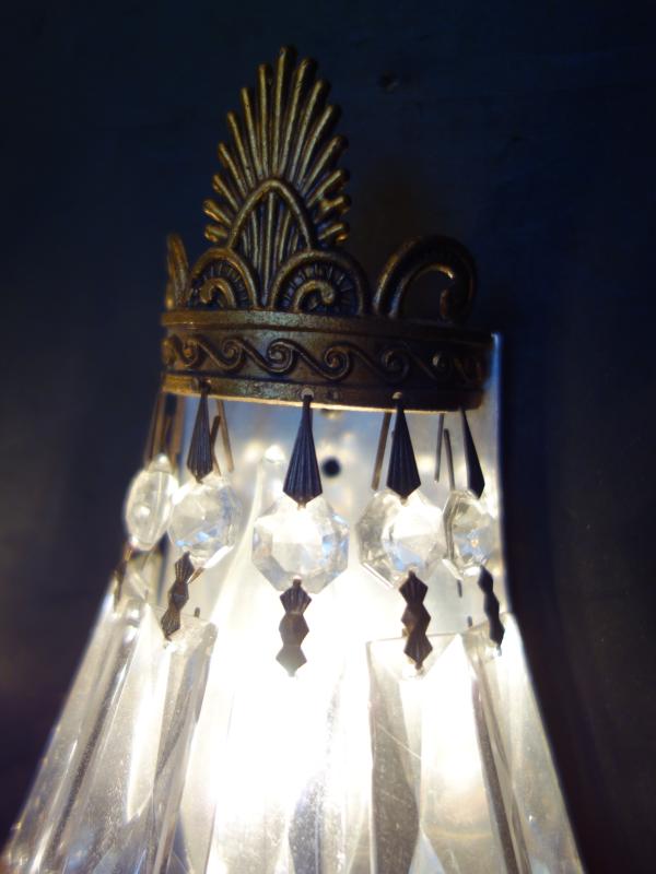 ウォールランプ アンティーク・ヴィンテージ LCB 0662 French brass wall lamp 1灯 *SET of 2(6)