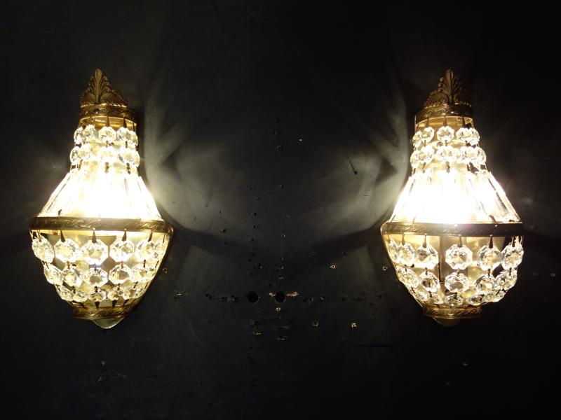 French brass wall lamp 1灯 *SET of 2