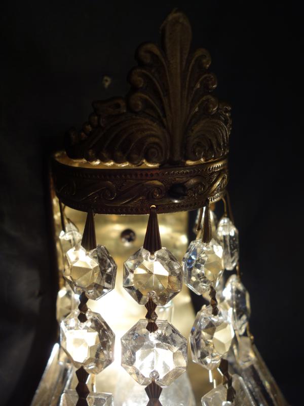 ウォールランプ アンティーク・ヴィンテージ LCB 0663 French brass wall lamp 1灯 *SET of 2(6)