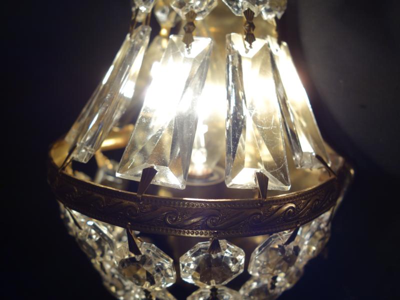 ウォールランプ アンティーク・ヴィンテージ LCB 0663 French brass wall lamp 1灯 *SET of 2(7)