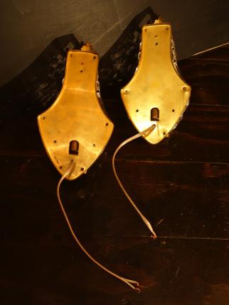 ウォールランプ　アンティーク・ヴィンテージ　LCB 0663　French brass wall lamp 1灯 *SET of 2（C2）