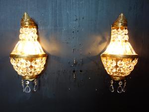 French brass wall bracket 1灯 SET of 2