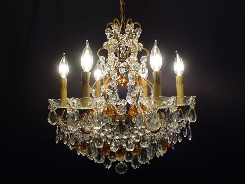 French cage chandelier 6灯