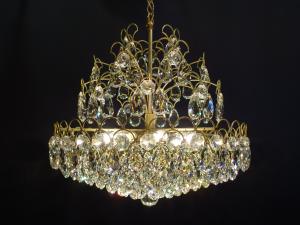 French gold cake chandelier 8灯