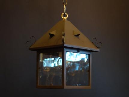 山小屋風ペンダントライト　昭和レトロランプ　LCH 1291（C1）