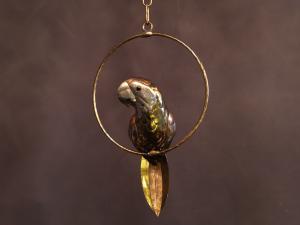 Hanging parrot object