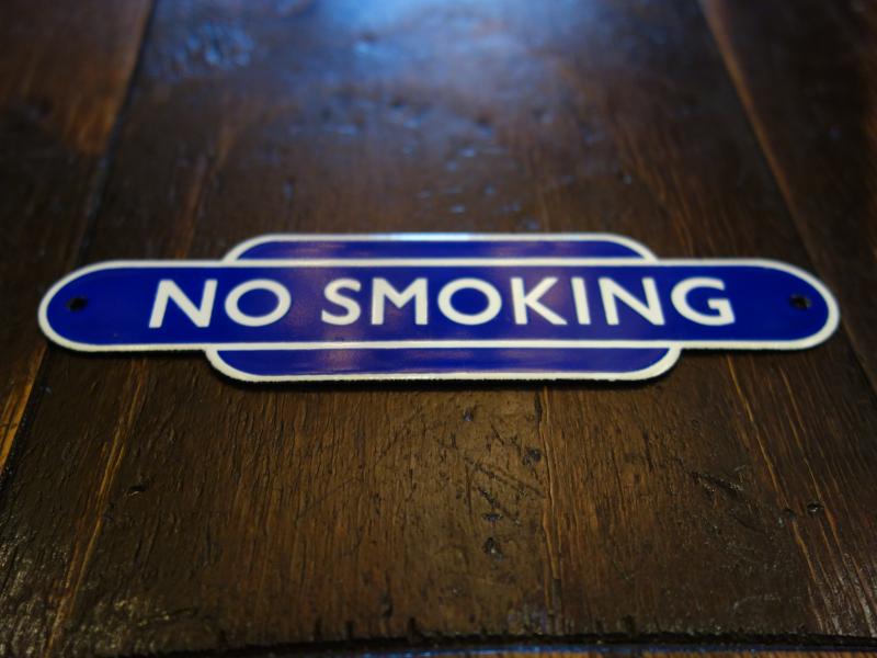 ホーロー禁煙サイン　NO SMOKING　プレート　LCM 7842（3）