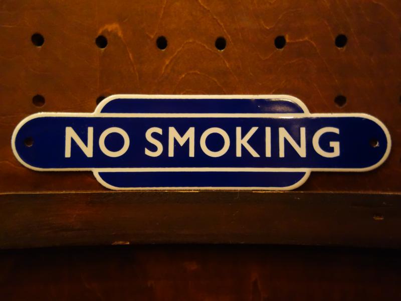 ホーロー禁煙サイン　NO SMOKING　プレート　LCM 7842（4）