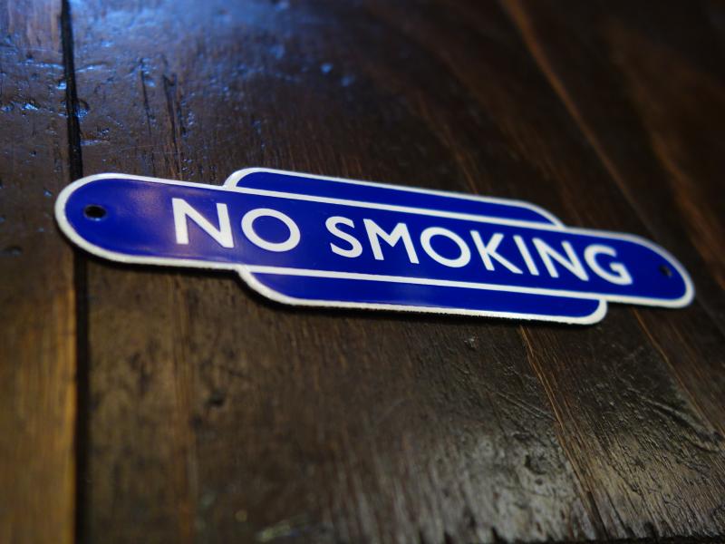 ホーロー禁煙サイン　NO SMOKING　プレート　LCM 7842（5）