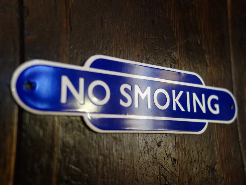 ホーロー禁煙サイン　NO SMOKING　プレート　LCM 7842（6）