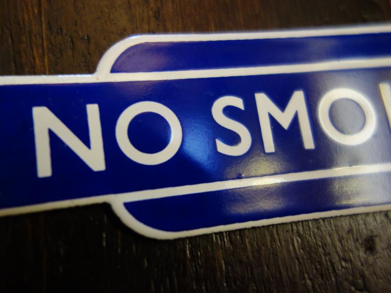 ホーロー禁煙サイン　NO SMOKING　プレート　LCM 7842（7）