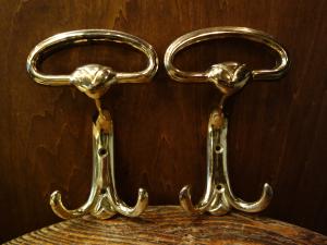 gold hat coat hook