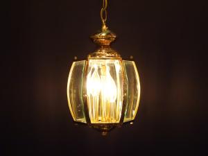 Italian gold lantern 3灯
