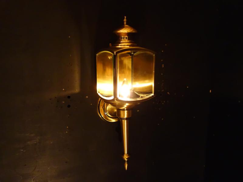 Italian brass porch lantern 1灯