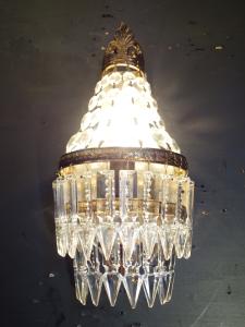 French brass Imperial wall lamp 1灯
