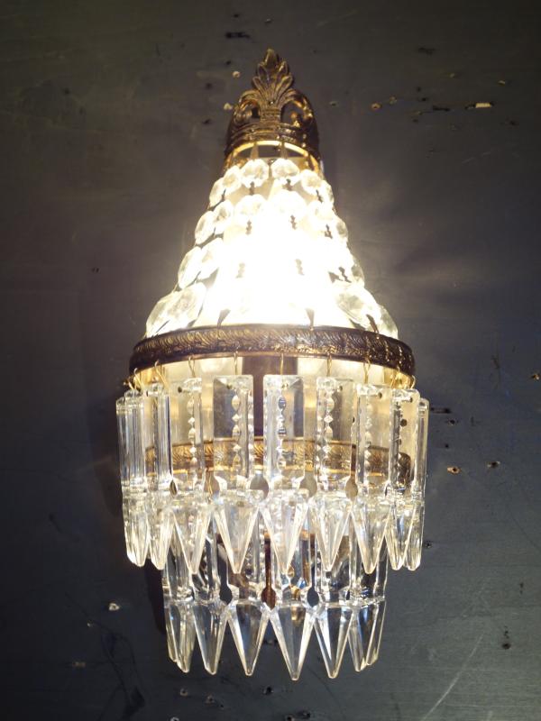 French brass Imperial wall lamp 1灯
