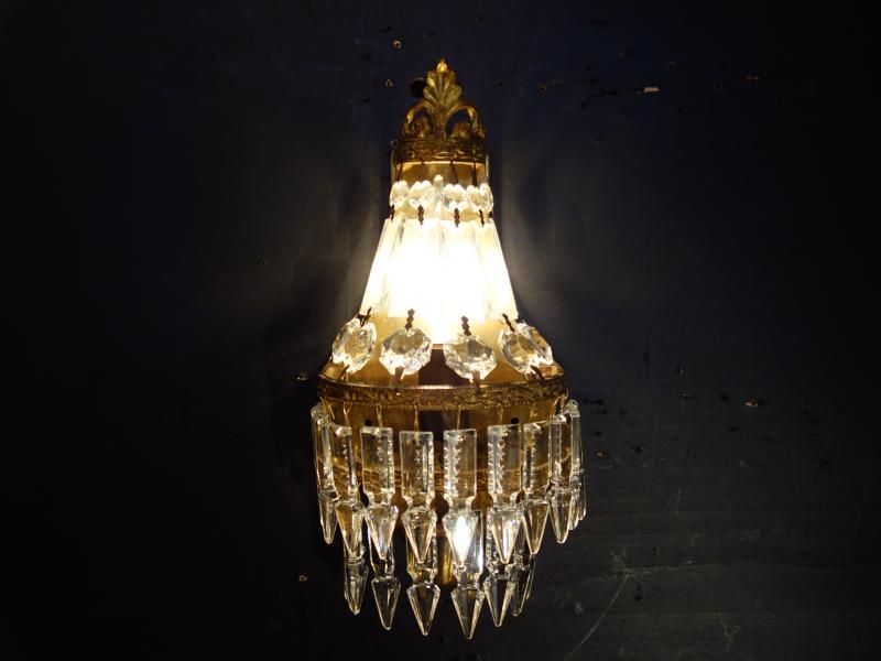 French brass Imperial wall lamp 1灯