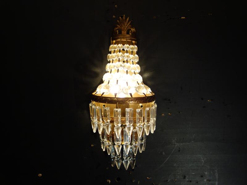 French brass Imperial wall lamp 1灯