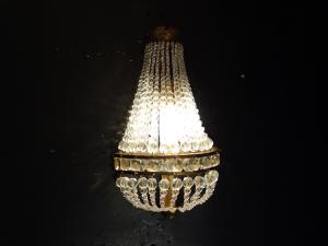 French brass beads pear wall lamp 1灯
